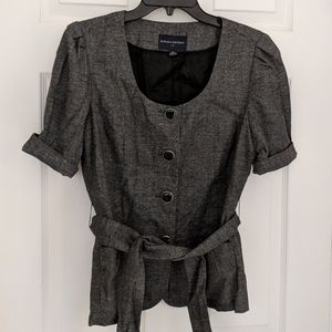 Banana Republic Heathered Grey Blazer